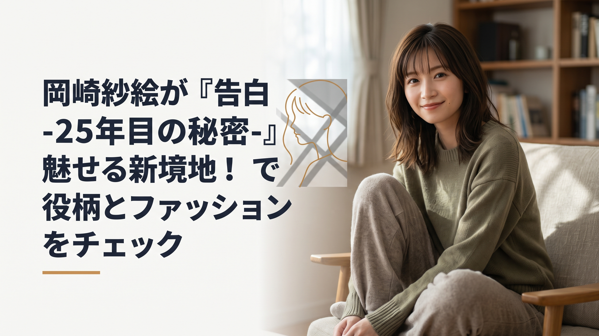 不穏な影と美しい女性が交差するサスペンス風のドラマチックなイメージ